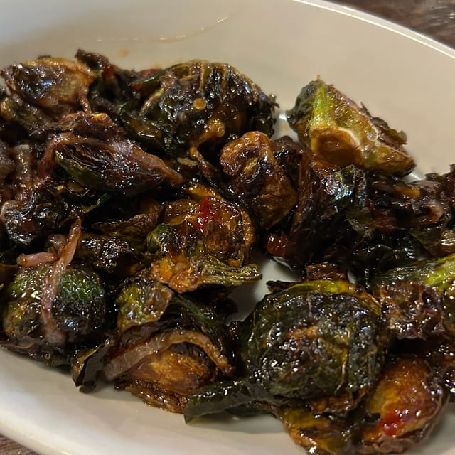 Crispy Brussel Sprouts.