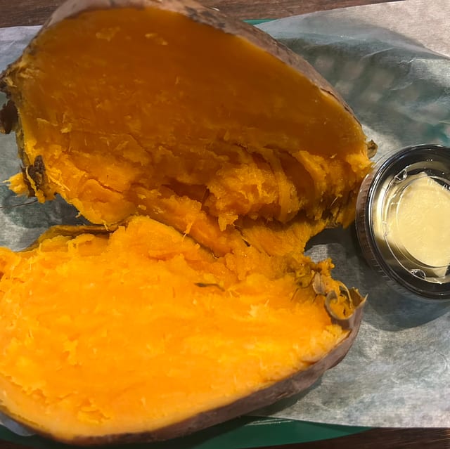 Baked Sweet Potato.