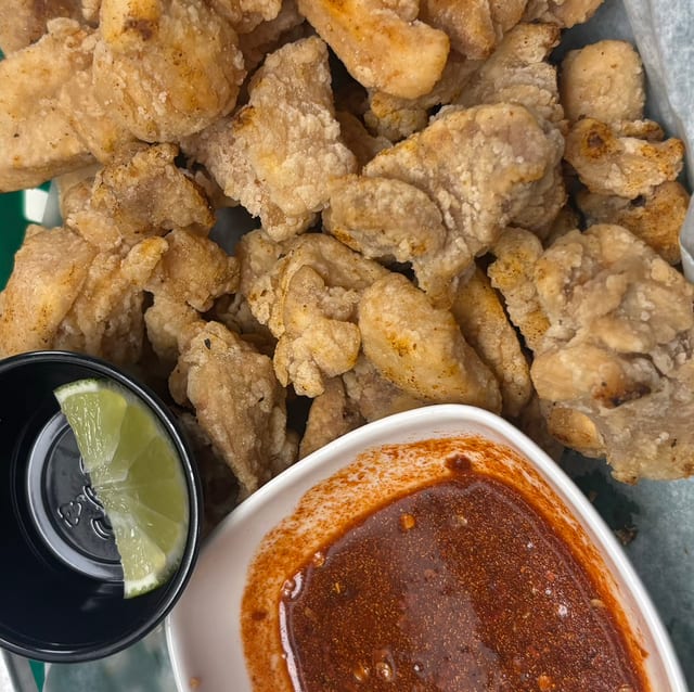 Cajun Chicken Skins.