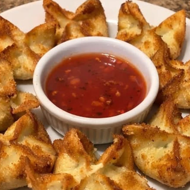 Crab Rangoon Wontons.