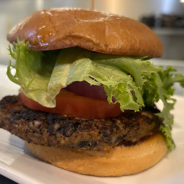 Black Bean Burger (NO SIDE).
