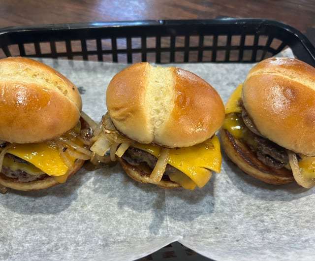 Smash Burger Sliders (3) (NO SIDE).