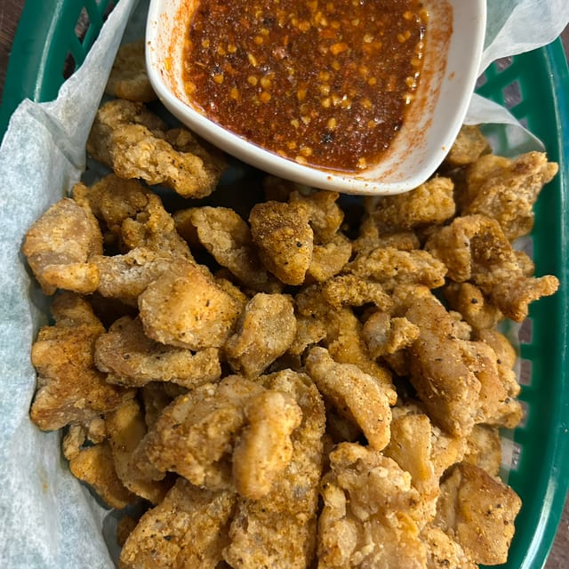 Cajun Chicken Skins.