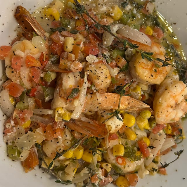 Fire Roasted Shrimp.